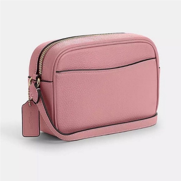 NWT Coach Mini Jamie Camera Crossbody Bag Leather (True Pink) $340 [sold] - Picture 3 of 10